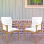 Ensemble de 2 chaises d'extérieur Rodanthe Acacia