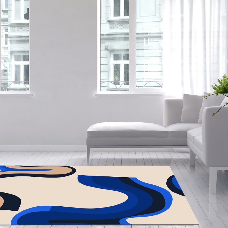 Francee Abstract Area Rug, Rectangle 140 x 200cm