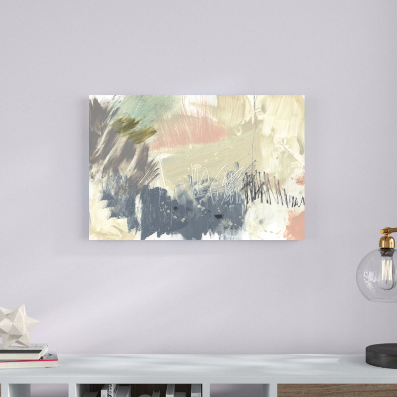«Pastel Immersion I» par Jennifer Goldberger, peinture sur toile tendue, H 20 po x l 30 po