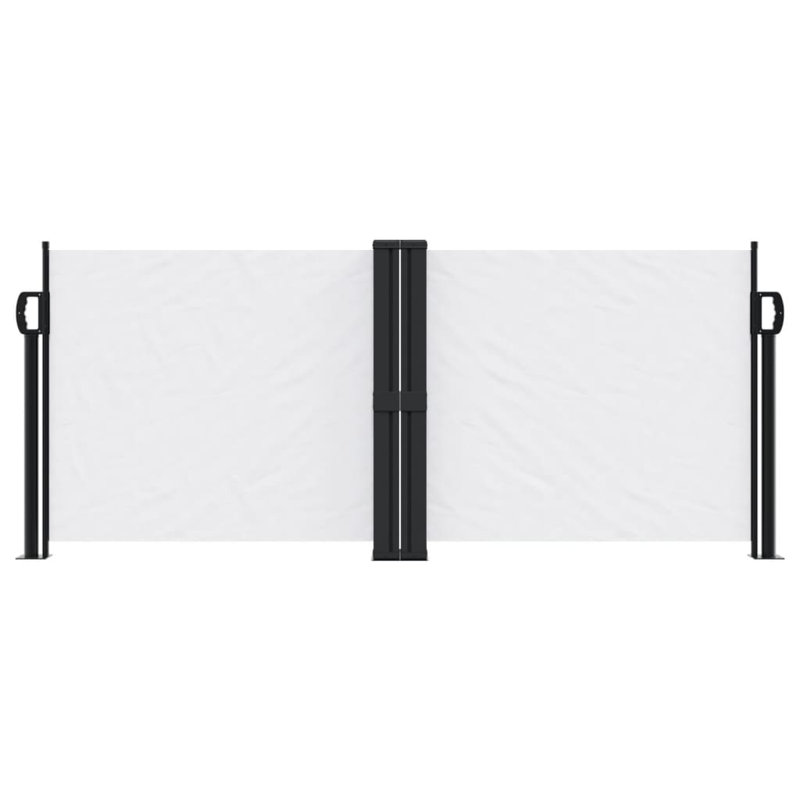 Dakota Fields Retractable Side Awning, 100cm H x 600cm W, White