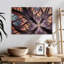 Avery Abstract Metallic Flower-108710426