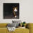 Discreet Cat Print On Canvas-27975150-101320401