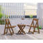 Ensemble de petite table pliante et ensemble de chaises pliantes avec 2 chaises et une table HiPS-306344480
