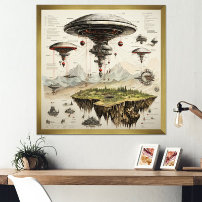 " Diagrammatic Drawing UFOs "
