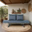 1 PCS Patio Wicker Side Foldable Bench Patio Backyard Conversation Bench