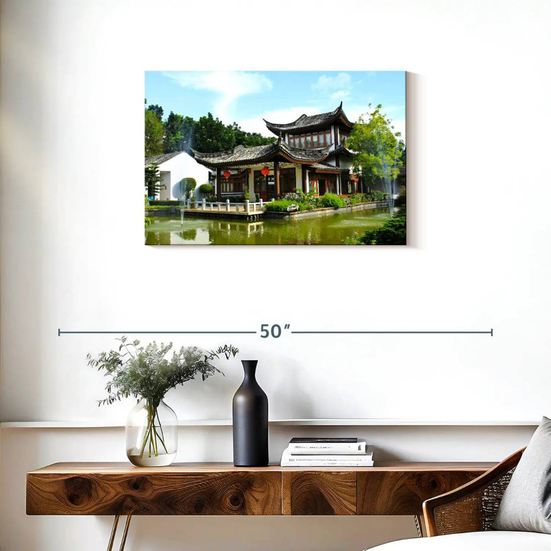 Adella Mae Fah Luang Buddhist Temple, 20" H x 30" W