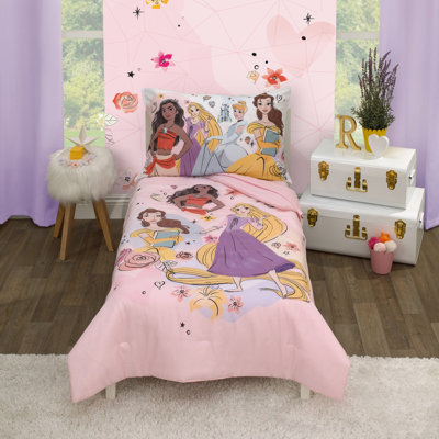 Reversible 100% Polyester Toddler Bedding Set