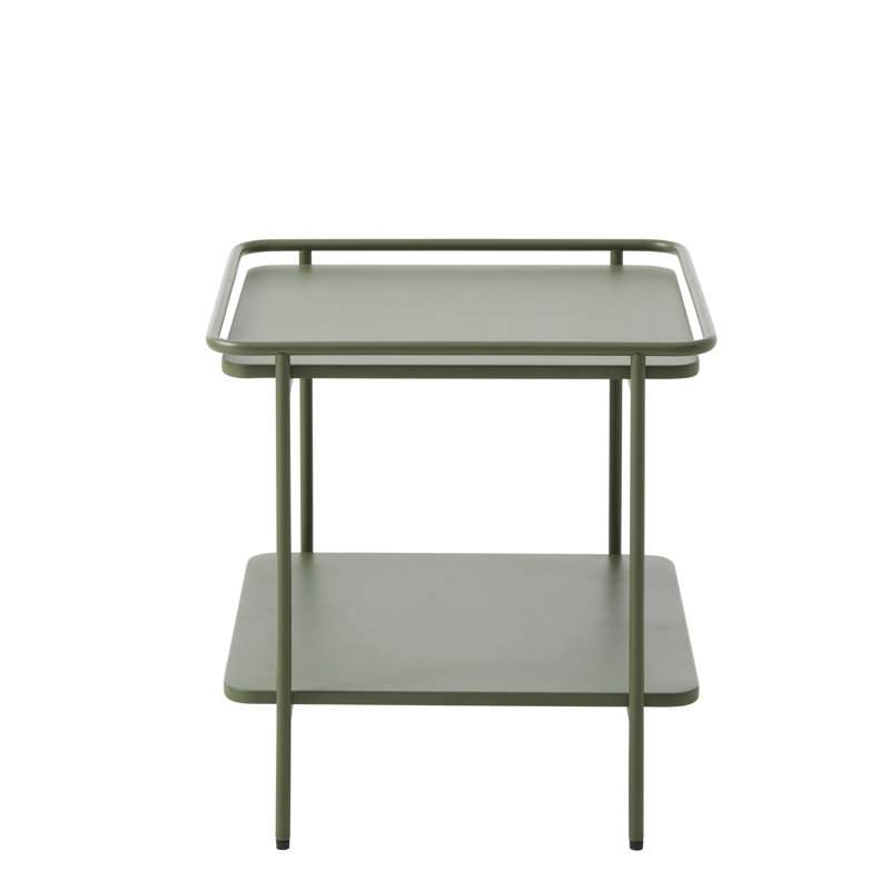 Teige Coffee Table with Storage, Olive green
