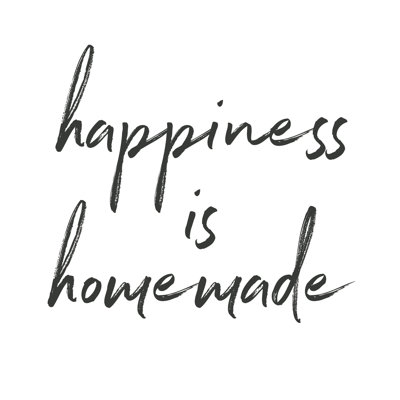 Home Is Homemade - Wrapped Canvas Print
