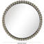 Miroir mural en métal avec détails en perles-72058570