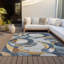 Tapis géométrique intérieur / extérieur lavable à la machine Kimberlin ACN2175-113434452