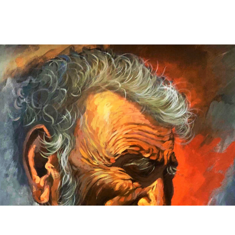 Blacksmith | Painting By Mk Goyal | Acrylic On Canvas