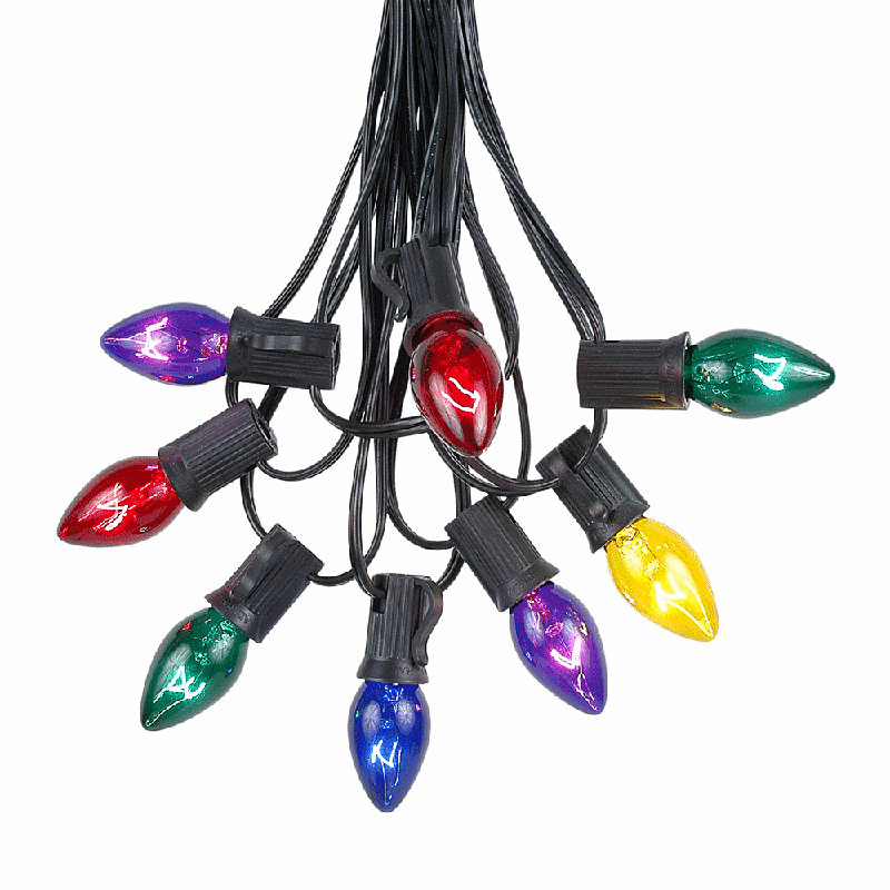 Lampe de noël 25 lumières de chaîne, Multicolore