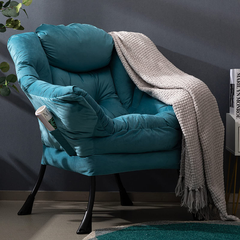 Armchair Accent Chair Lazy Chair, Blue