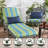 Outdoor Round Dining Chair Seat Pad-268982447