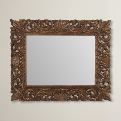 Coomes Wood Flat Wall Mirror