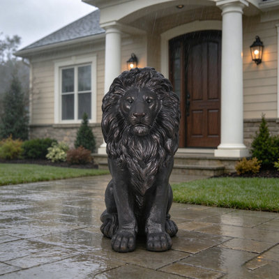 Statue de jardin lion