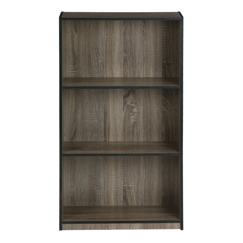 Barhorst Standard Bookcase, French Oak Grey/Black