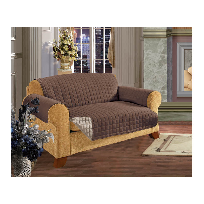 Sofa Slipcover, Brown
