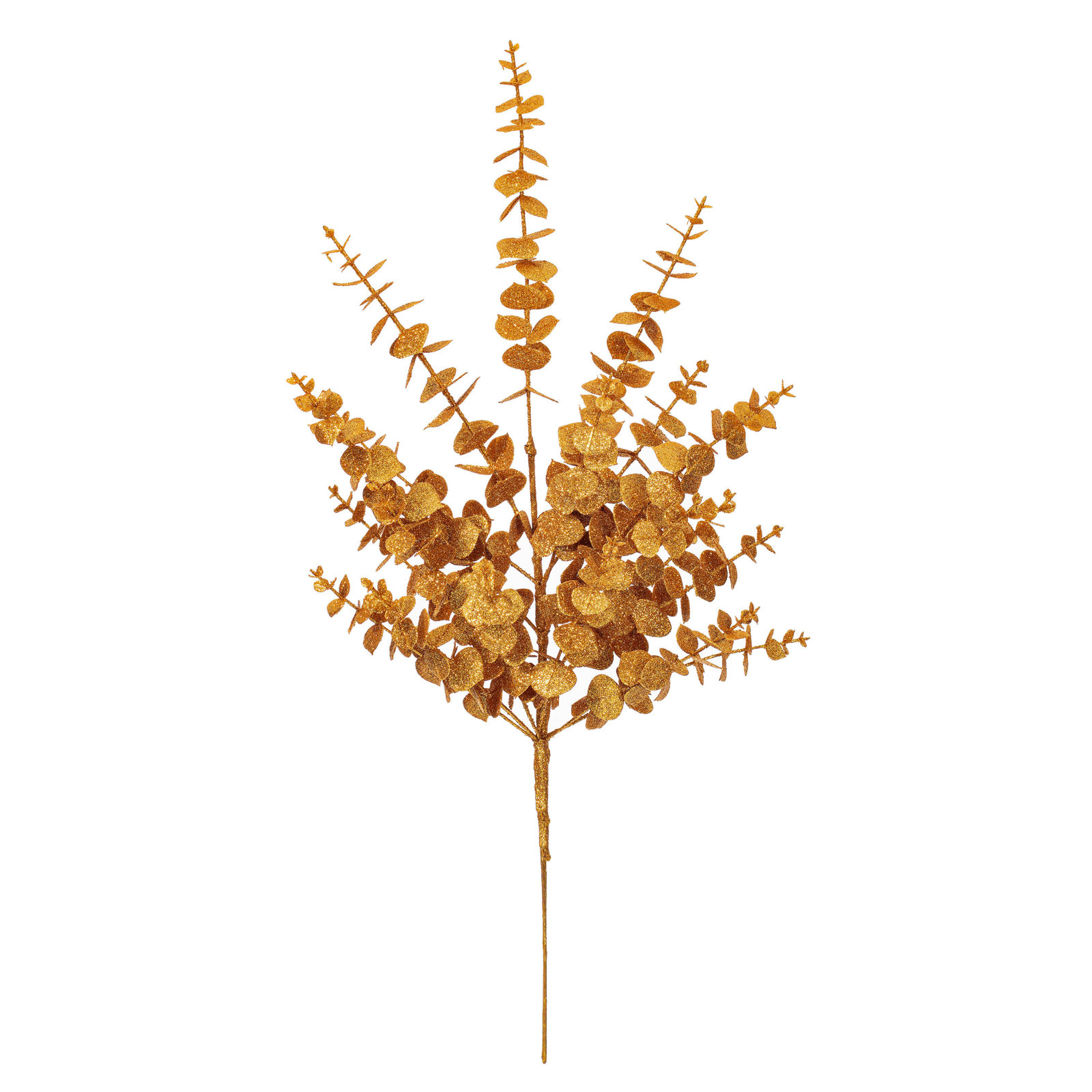 Vickerman Artificial 28" Eucalyptus Spray 28" Pick, Gold