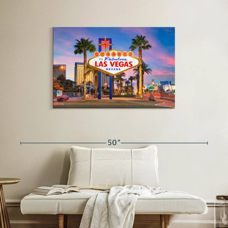 Enseigne emblématique Ravi Las Vegas, H 26 po x l 39 po