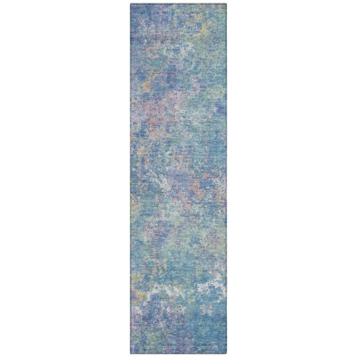 Machine Washable Indoor/Outdoor Labon ACN2166 Abstract Rug