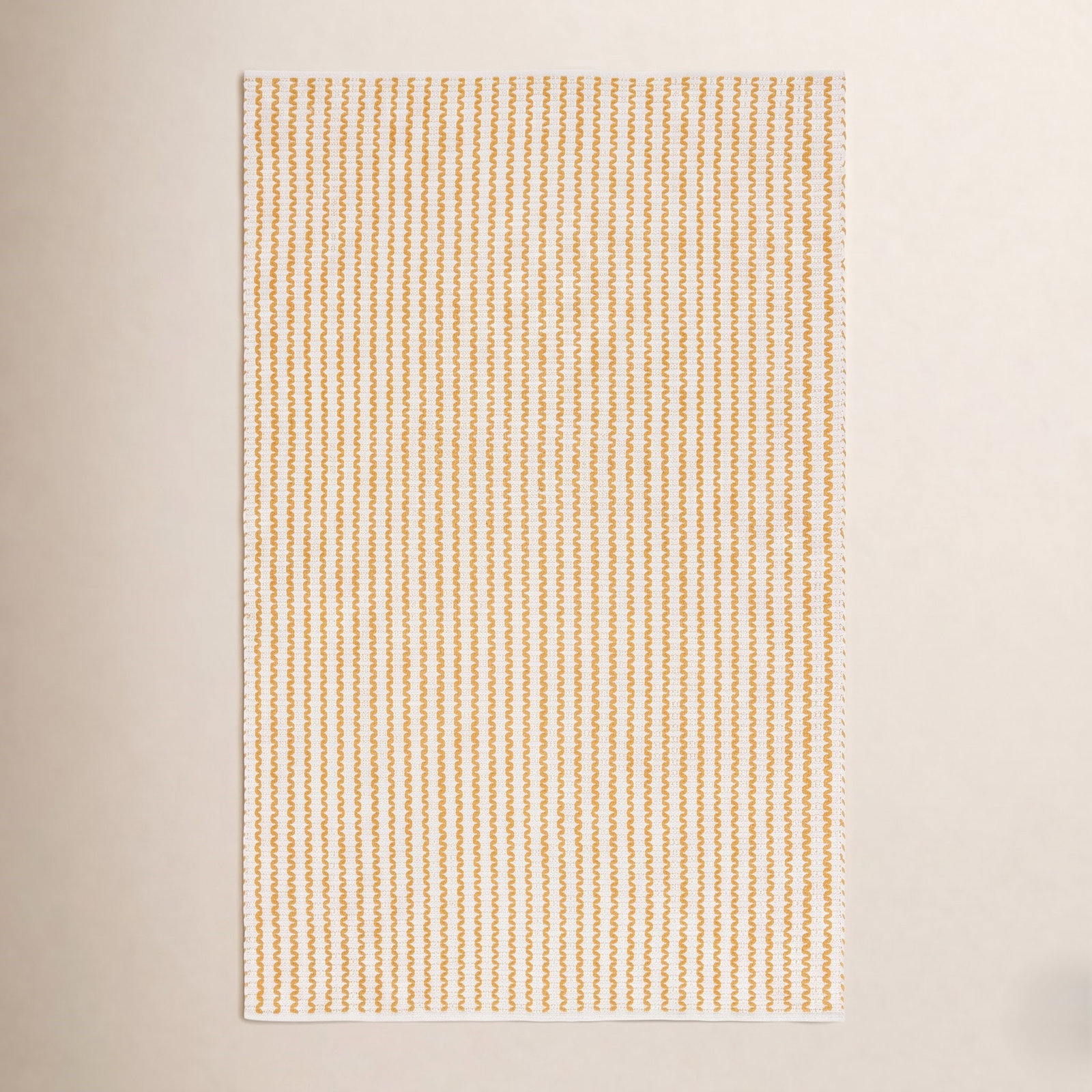 Hand-Woven Chevron Cotton Rug, Rectangle 9' x 12'