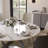 Maxwell Modern Round Dining Table for 4-8 with Sintered Stone Tabletop, X Carbon Steel Base Pre-Assembly-311459179-304120421