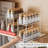 Pull Out Spice Rack Organizer For Inside Cabinet, Slide Out Chrome Spice Organization For Cabinet, Easy To Install Seasoning Organizer For Kitchen Organizers And Storage