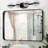 Queridas Modern Minimalist Bathroom Vanity Light, LED 5 Bulb Frosted Glass Shades, Wall Mounted Decorative Lighting Fixture, Suitable for Bathroom Vanity Mirror-319673664-319673533