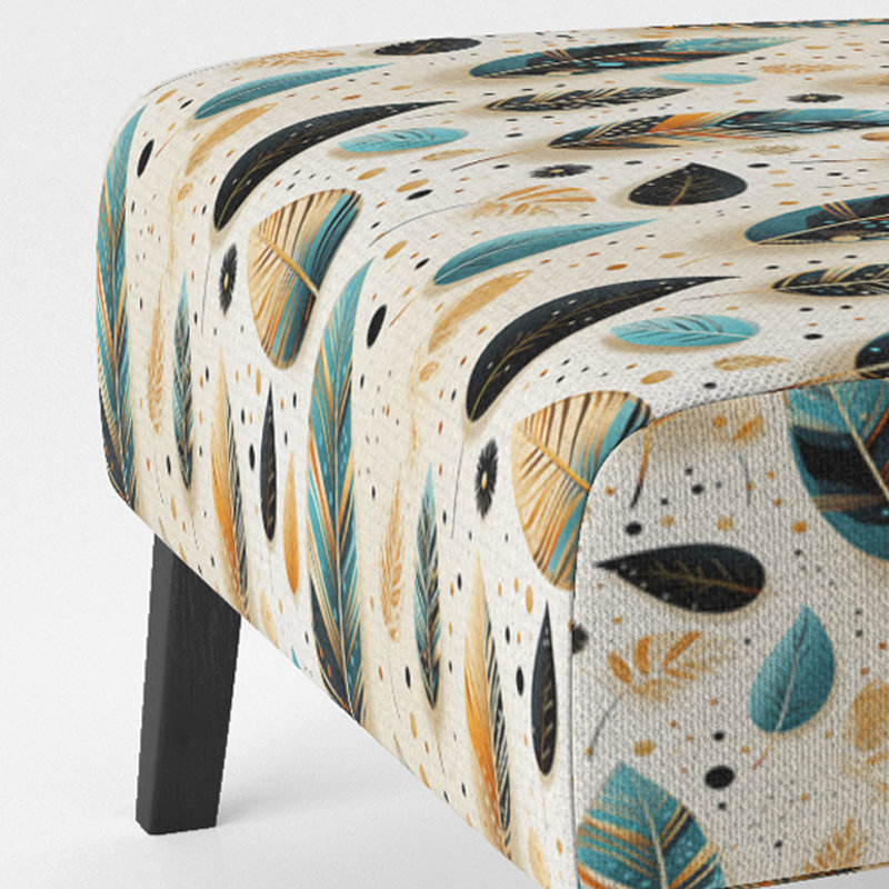 Minimalist Ferns - Fauteuil de chambre rembourré Boho