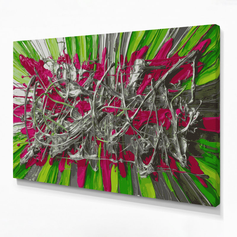 Art mural sur toile 30 "Neo Expressionism", H 20 po x l 24 po