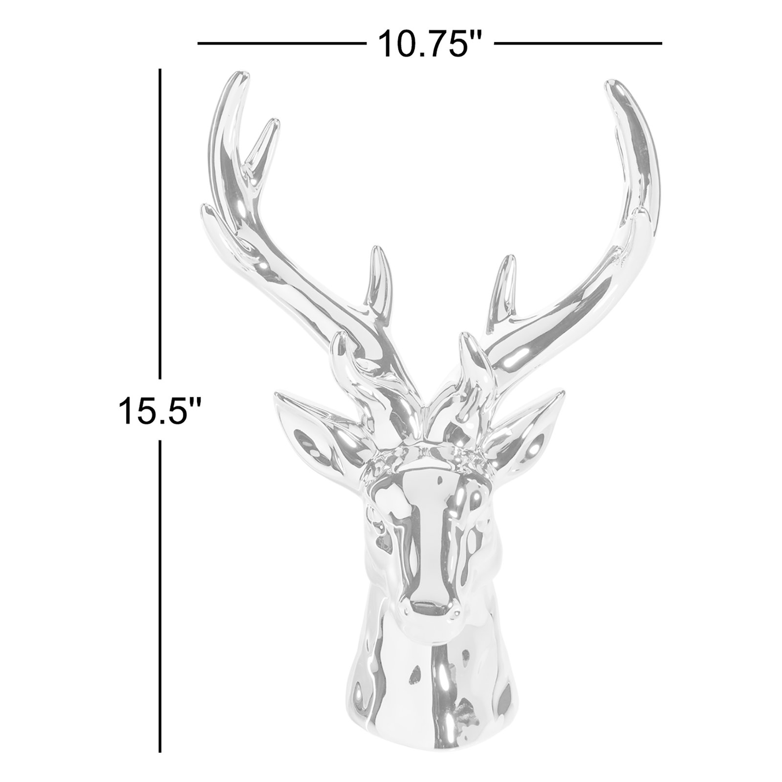 Haldane Christmas Deer Figurines & Collectibles, Silver
