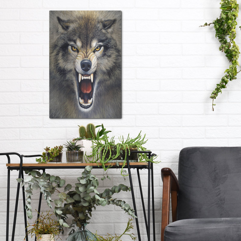 «Wolf» par Harro Maass, H 16 po x l 12 po