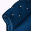 Banc de rangement en velours Larain-1869841135
