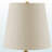 Kaden Beige Ceramic Beige Shade Table Lamp