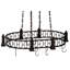 Revival Deco Oblong Handcrafted Hanging Pot Rack