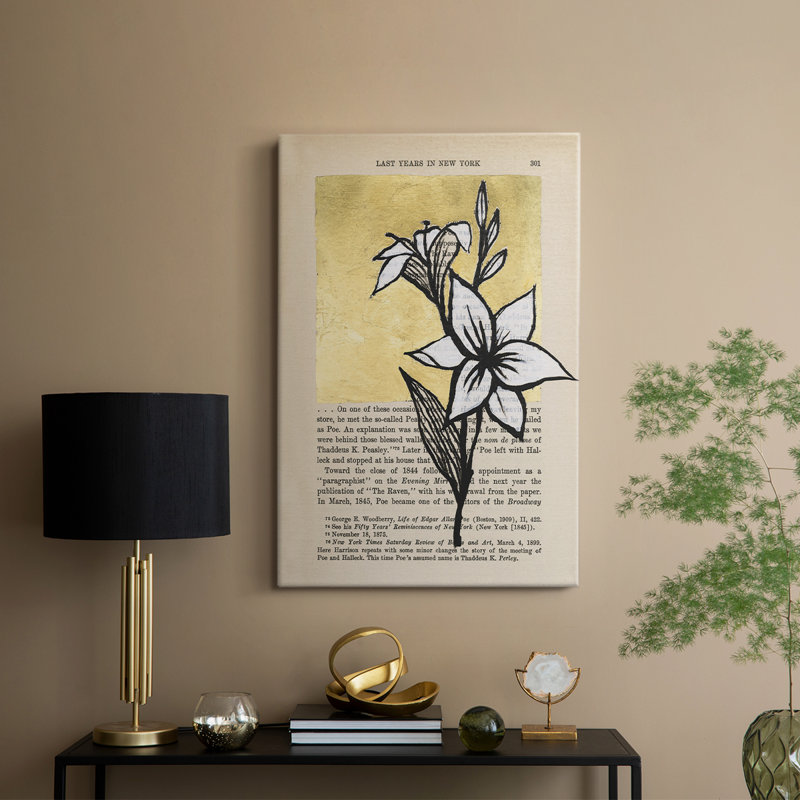Floral Diary I - Gallery Cavas, H 18 po x l 12 po