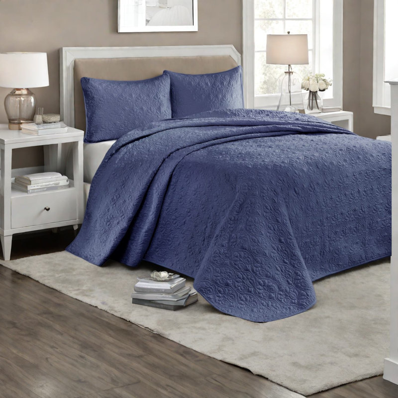 Ensemble de literie en coton de qualité supérieure, de style campagnard réversible, idéal pour la maison