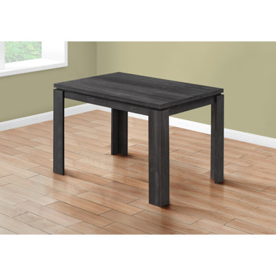 Table de salle à manger, rectangulaire, 48 po, petite, cuisine, salle à manger, stratifié, contemporain, moderne