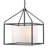 Hodder 5 - Light Steel Dimmable Lantern Square Chandelier