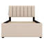 Lit plateforme tapissier avec lit gigogne-1948267904