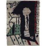 Vintage One-of-a-Kind Rectangle 4'6" X 6'3" Hand Knotted Area Rug