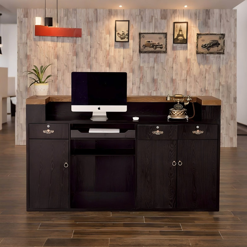 Simple and Modern Rectangular Checkout Counter