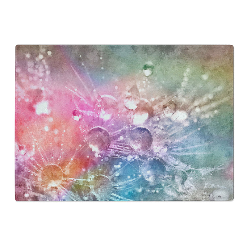 Dandelion Seeds Vol.7 Painting Chopping Board, 20cm W x 28.5cm L