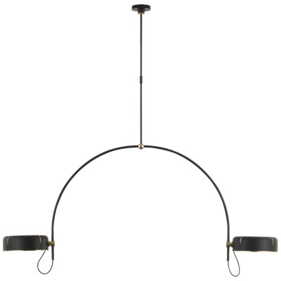 Thomas O'Brien Oso 72" Linear Arched Pendant