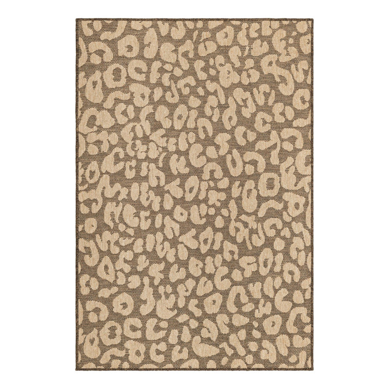 Animal Print Indoor Rug, Rectangle 4'1" x 6'1"