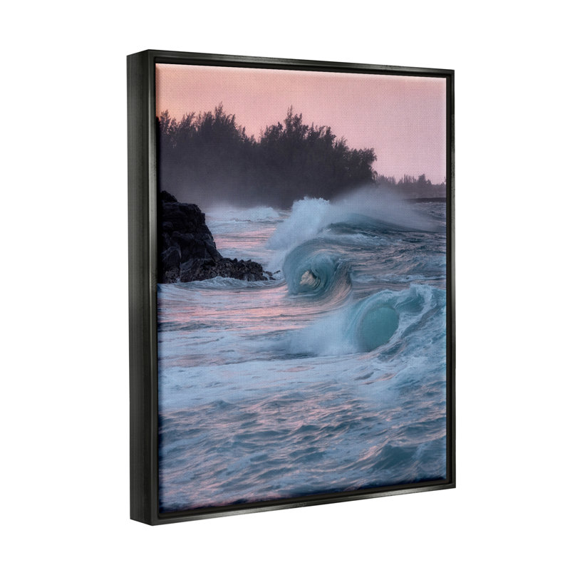 Art mural sur toile flottante Rosecliff Heights, Cadre flottant noir de jais, H 21 po x l 17 po x P 1,7 po