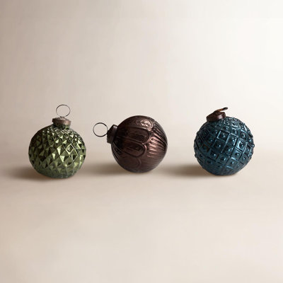 3.75'' Glass Ball Ornament