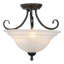 Plafonnier semi-encastré 3 lumières 14 po-1015980042